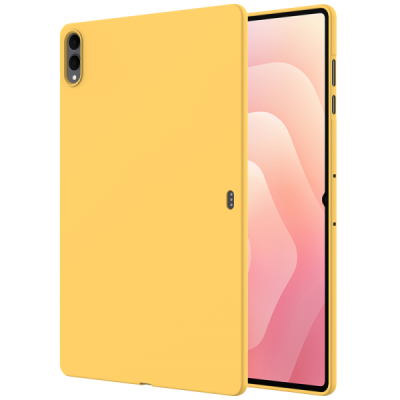Samsung Galaxy Tab S11 Ultra „Shell“ cieta silikona (TPU) dzeltens apvalks | vacins.lv