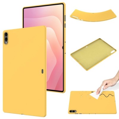 Samsung Galaxy Tab S11 Ultra Shell TPU твердый силиконовый чехол - жёлтый | Vacins.lv