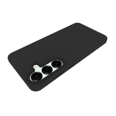 Твердый силиконовый чехол (TPU) для Samsung Galaxy S25 FE, чёрного цвета | Vacins.lv