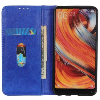 Samsung Galaxy A56 Binfen солидная открываемый синий кожаный чехол - книжка | Vacins.lv