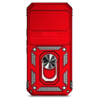 Google Pixel 10 Pro / 10 / 9 Pro / 9 "Kickstand" pastiprinātas aizsardzības sarkans apvalks | Vacins.lv