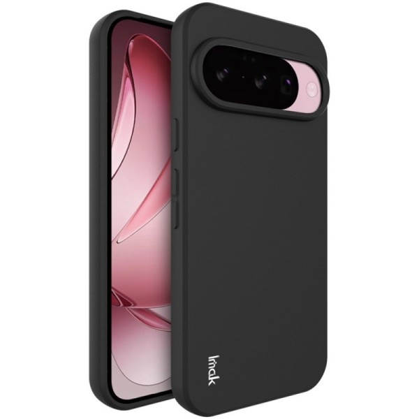 "IMAK" UX-5 cieta silikona (TPU) apvalks - melns (Pixel 10 / 10 Pro)