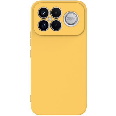 Xiaomi Poco F8 Ultra "Shell" cieta silikona (TPU) apvalks - dzeltens | vacins.lv