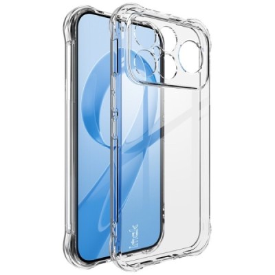 Xiaomi Poco F8 Ultra "Imak" pastiprinātas aizsardzības cieta silikona (TPU) airbag dzidrs (caurspīdīgs) vāciņš | Vacins.lv