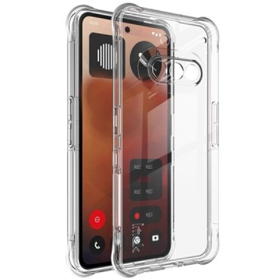 Nothing Phone 3a "Imak" pastiprinātas aizsardzības cieta silikona (TPU) airbag dzidrs (caurspīdīgs) vāciņš | Vacins.lv