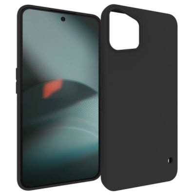 Nothing Phone 3a Lite cieta silikona (TPU) melns apvalks | Vacins.lv