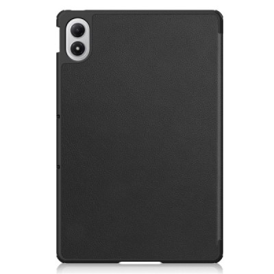 Xiaomi Redmi Pad 2 Pro „Saige" чёрный кожаный чехол-книжка (складной) | Vacins.lv