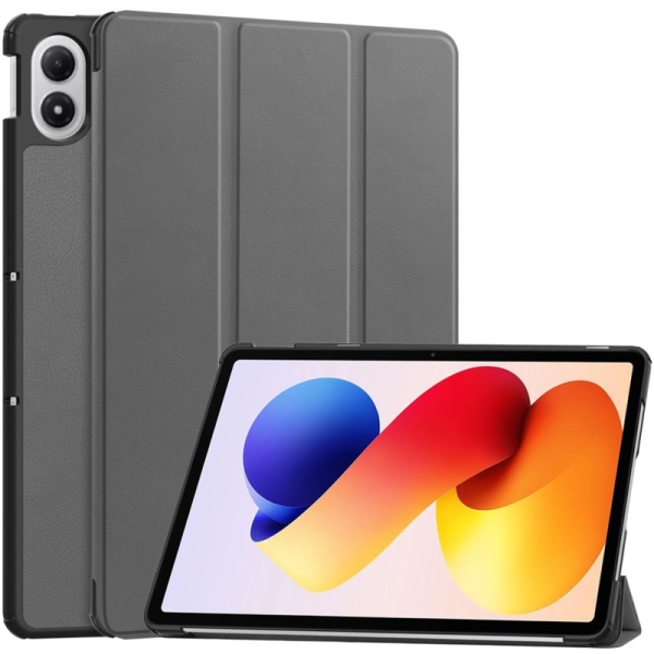 „Saige" Чехол-книжка - серый (Redmi Pad 2 Pro)