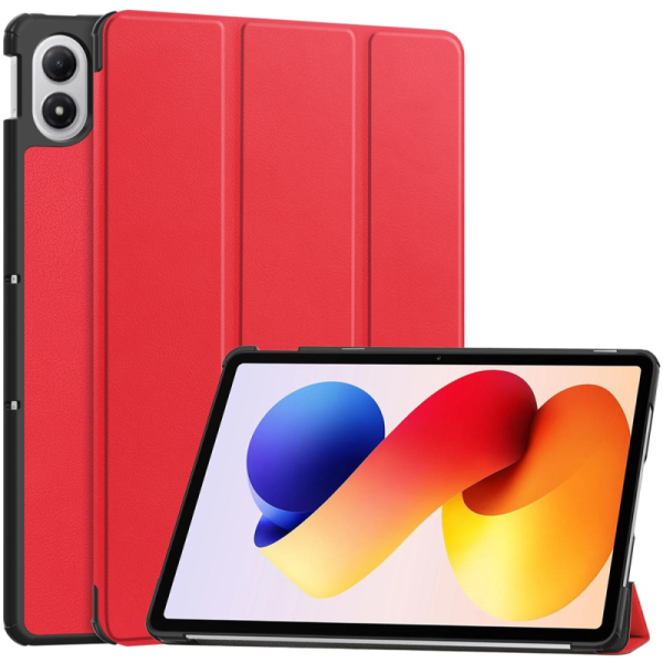 „Saige" Atvēramais maciņš - sarkans (Redmi Pad 2 Pro)