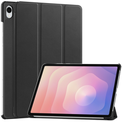 Samsung Galaxy Tab S11 „Saige" atvēramais melns maciņš | Vacins.lv