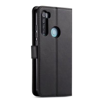 Xiaomi Redmi Note 8T LC IMEEKE atvēramais melns maciņš - maks | Vacins.lv