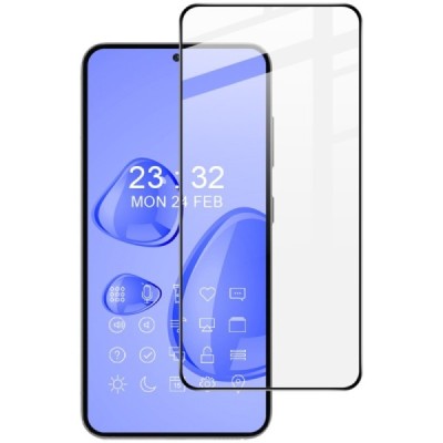 Samsung Galaxy S22 5G / S23 "IMAK" Tempered Glass melns ekrāna aizsargstikls | Vacins.lv