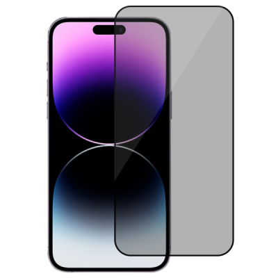 Apple iPhone 14 Pro Max "TOTU" Tempered Glass privāta melns ekrāna aizsargstikls | Vacins.lv