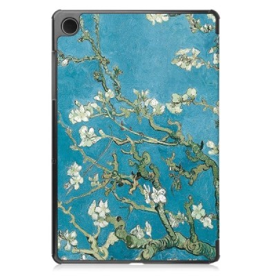 Samsung Galaxy Tab A11+ / A9+ „Sakura“ atvēramais krāsains maciņš | Vacins.lv