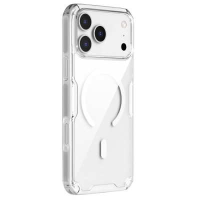 "Nillkin" Nature TPU Pro Magnetic MagSafe Apple iPhone 17 Pro прозрачный твердый силиконовый чехол | Vacins.lv