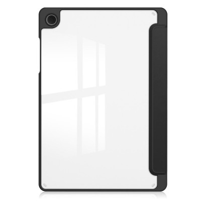 Samsung Galaxy Tab A11+ / A9+ Copernice чёрный кожаный чехол - книжка с местом для стилуса | Vacins.lv