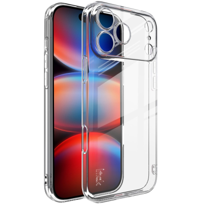 "IMAK" UX-5 cieta silikona (TPU) apvalks - dzidrs (iPhone 17 Pro)