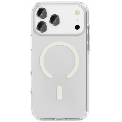 "Tubi" MagSafe Твердое силиконовый (ТПУ) чехол — прозрачный (iPhone 17 Pro)