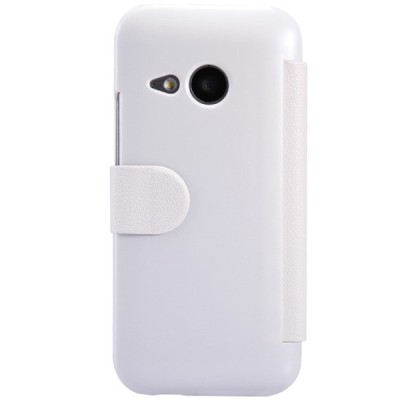 HTC One Mini 2 „Nillkin“ Fresh atvēramais balts maciņš / Vacins.lv