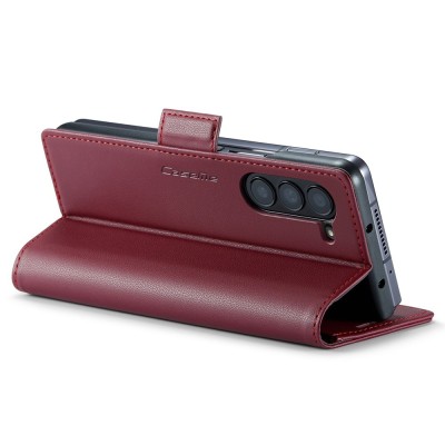 Samsung Galaxy Fold5 5G (SM-F946B) „CaseMe“ Leather открываемый бордовый кожаный чехол - книжка | Vacins.lv