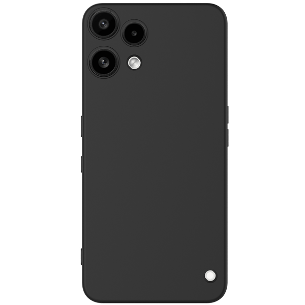 "Shell" твердый силиконовый (TPU) чехол - чёрный (Nothing Phone 3a Lite)