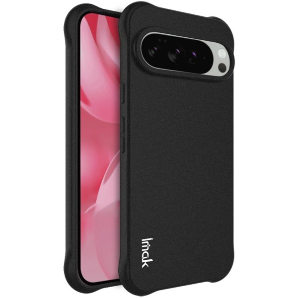 Усиленный твердый силиконовый Airbag матовый чехол "Imak" (TPU) - чёрный (Pixel 10 / 10 Pro)