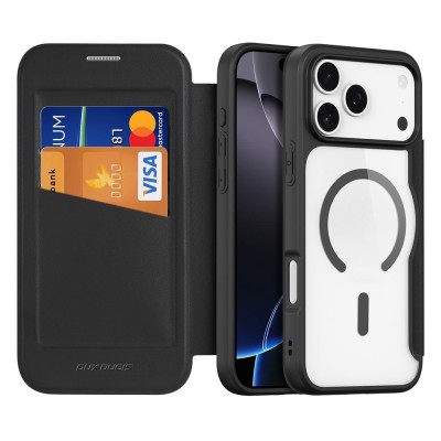 Чехол-книжка "Dux Ducis" Skin X Pro - чёрный (iPhone 17 Pro)