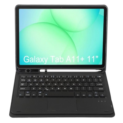 "Bosina" Чехол-книжка с клавиатурой - чёрный (Galaxy Tab A11+ / A9+)