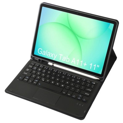 "Bosina" Чехол-книжка с клавиатурой - чёрный (Galaxy Tab A11+ / A9+)