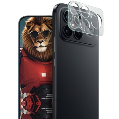 "IMAK" защитное стекло задней камеры 0.3 мм - чёрный (Redmi K90 Pro Max 5G / Poco F8 Ultra)