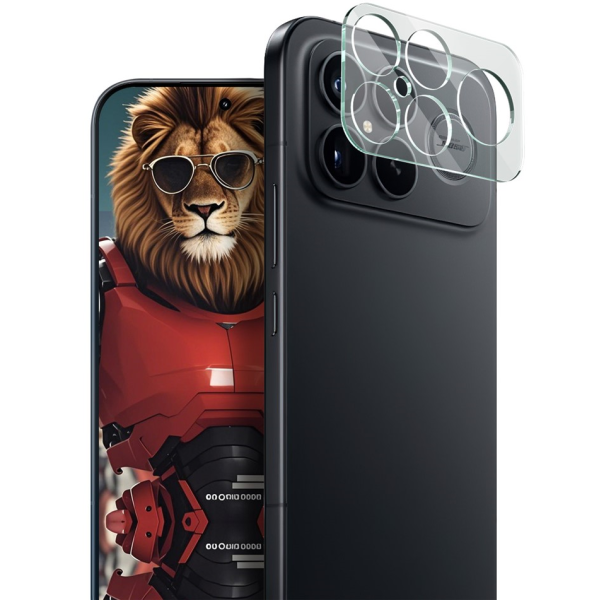 "IMAK" aizmugurējās kameras aizsargstikls 0.33 mm - melns (Redmi K90 Pro Max 5G / Poco F8 Ultra)