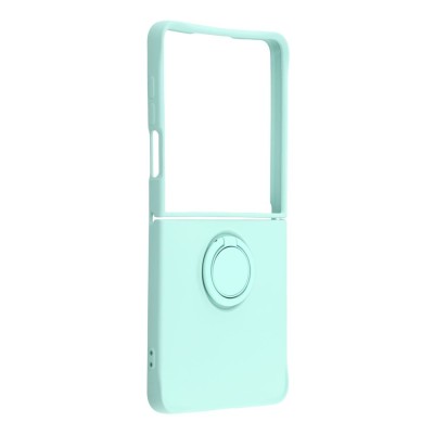 "Dechen" Ring Kickstand твердый силиконовый (TPU) чехол - мятный (Galaxy Flip7)