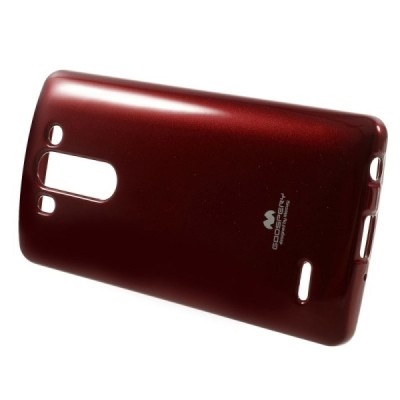 LG G3 S (Beat) D722 Mercury sarkans cieta silikona (TPU) apvalks / vacins.lv