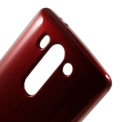 LG G3 S (Beat) D722 Mercury sarkans cieta silikona (TPU) apvalks / vacins.lv