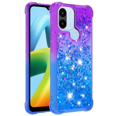 "Yibo" Shine Kickstand чехол из твердого силикона (TPU) - фиолетовый/синий (Redmi A2 / A1 / A2+ / A1+)