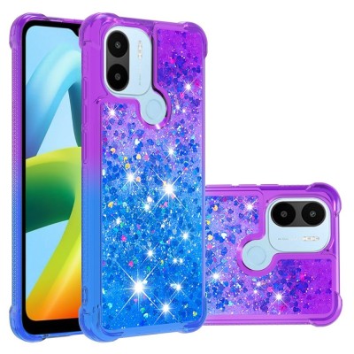 "Yibo" Shine Kickstand чехол из твердого силикона (TPU) - фиолетовый/синий (Redmi A2 / A1 / A2+ / A1+)