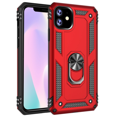 Противоударный чехол „Mozhi“ Kickstand - красный (iPhone 11 Pro)