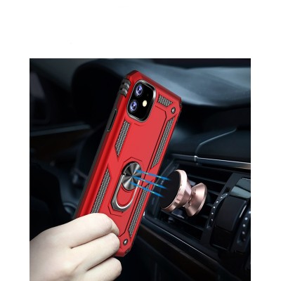 Противоударный чехол „Mozhi“ Kickstand - красный (iPhone 11 Pro)