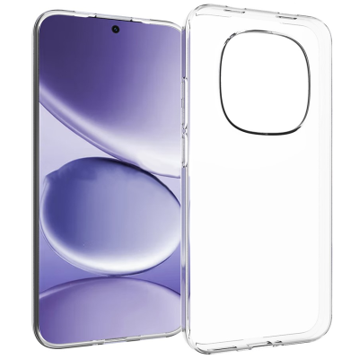 Твердый силиконовый чехол (ТПУ) - прозрачный (Redmi Note 15 Pro 5G)
