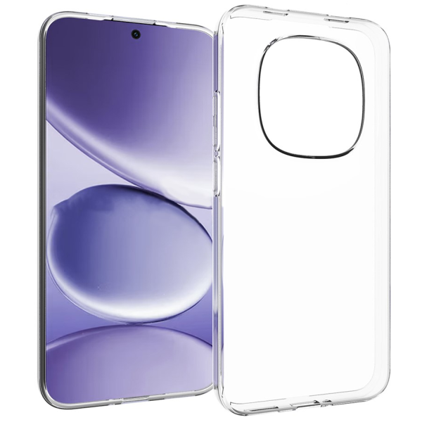 Твердый силиконовый чехол (ТПУ) - прозрачный (Redmi Note 15 Pro 5G)