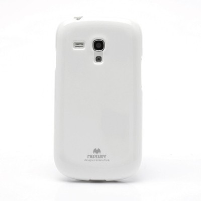 Samsung Galaxy S3 mini (i8190) Mercury balts cieta silikona (TPU) apvalks / vacins.lv