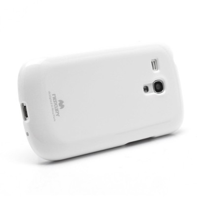 Samsung Galaxy S3 mini (i8190) Mercury balts cieta silikona (TPU) apvalks / vacins.lv