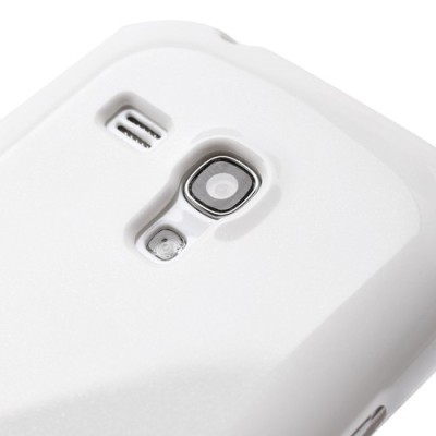Samsung Galaxy S3 mini (i8190) Mercury balts cieta silikona (TPU) apvalks / vacins.lv