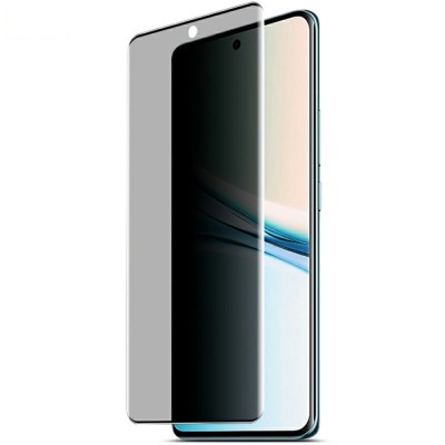 "IMAK" Tempered Glass melns ekrāna aizsargstikls - privāta (Redmi Note 15 5G / Redmi Note 15 4G / Poco M8)