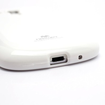 Samsung Galaxy S3 mini (i8190) Mercury balts cieta silikona (TPU) apvalks / vacins.lv