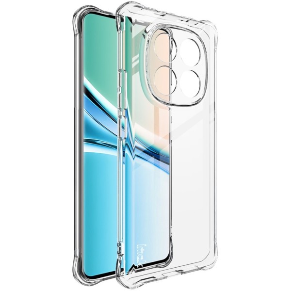"Imak" pastiprinātas aizsardzības cieta silikona (TPU) airbag apvalks - dzidrs (Poco M8 / Redmi Note 15 5G)