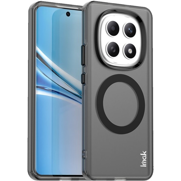 "IMAK" Candy MagSafe matēts cieta silikona (TPU) apvalks - melns (Redmi Note 15 5G / Redmi Note 15 4G / Poco M8)