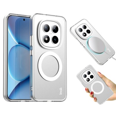 "IMAK" Candy MagSafe matēts cieta silikona (TPU) apvalks - balts (Poco M8 Pro / Redmi Note 15 Pro+)