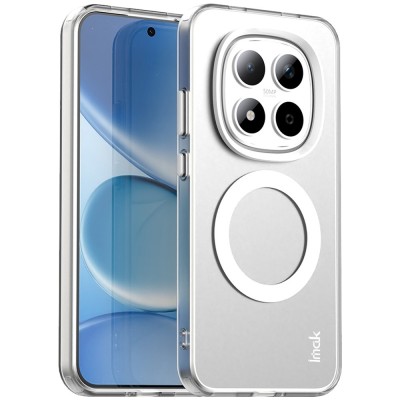 "IMAK" Candy MagSafe твердый силиконовый матовый (ТПУ) чехол - белый (Redmi Note 15 Pro 5G)