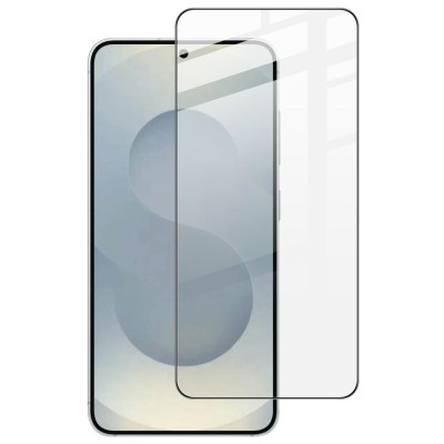 "IMAK" Tempered Glass pilnīgi aizsedzams ekrāna aizsargstikls - melns (Galaxy S26)